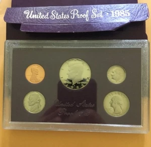 1985 US  Mint Proof Set W/ Original Box COMPLETE! - Picture 1 of 1