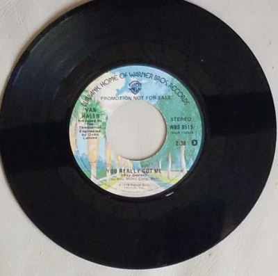 Van Halen You Really Got Me 45 7" • STEREO / MONO PROMO - WBS 8515 (1978) - Image 1 of 3