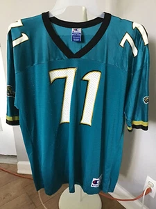 Jacksonville Jaguars NFL Tony Boselli 71 Prowler Logo Authentic Throwback Jersey - Picture 1 of 6