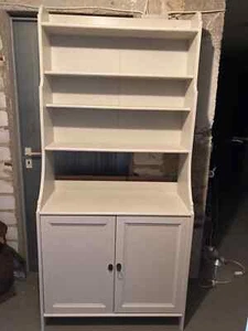 Hemnes Vitrine grau ohne Glastüren - Bild 1 von 4
