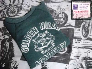 Champion 1950s Vintage Sweatshirt Green Runners Tag Made in USA Men's Tops M - Picture 1 of 7