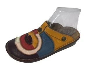 Spring Step Lollipop Clogs Womens EU 40 US 9 Slip On Shoes Leather Boho Mules - Picture 1 of 11