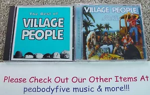 Lot Of 2 VILLAGE PEOPLE CDS -  The Best Of, Go West In the Navy (NEW) (†) - Picture 1 of 2