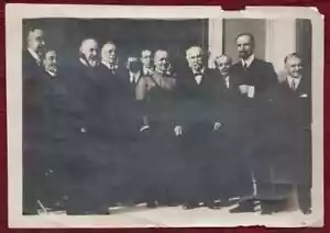 Original Foto Brief Vertrag von Rapallo signiert 1920 Italien 1. Weltkrieg - Bild 1 von 9