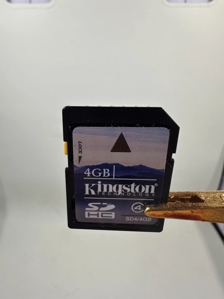 Kingston 4GB Class-4 SDHC Flash Memory Card SD4/4GB Great Condition - Image 1 of 2