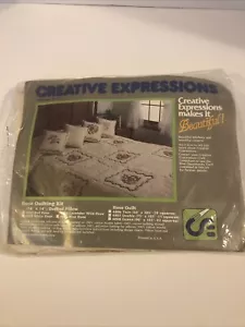 Creative Expressions Lavender Wild Rose Pillow Quilting Kit 14" x 14" #4802 - Picture 1 of 6