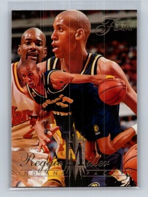 1994 Flair #62 Reggie Miller - Image 1 of 2