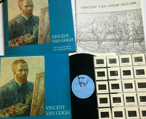 Vincent Van Gogh Slide Projection Program with Vinyl LP Commentary - Picture 1 of 10