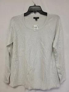 MSRP $60 Alfani Womens Sweater Silver Size M - Picture 1 of 2