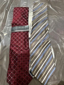 2 Stück Van Heusen Krawatte für Männer Erwachsene Lager Anziehkrawatte - Bild 1 von 2