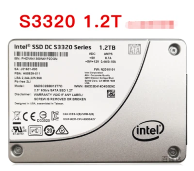Intel 1.2TB SSD DC S3320 Serie SSDSC2BB012T7O1 2.5" 6Gb/s SATA Solid State Drive - Image 1 of 2