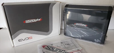 SOUNDIGITAL EVO 5.0 1200.4 AMPLIFIER 4-CHANNEL 4-OHM NEWEST MODEL FREE SHIPPING