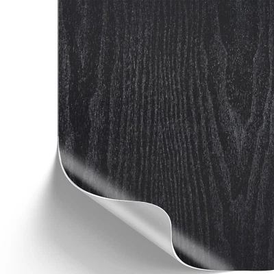 10€/m² Klebefolie Holzoptik schwarz Selbstklebende Folie Tapete Möbel Küche - Bild 1 von 4