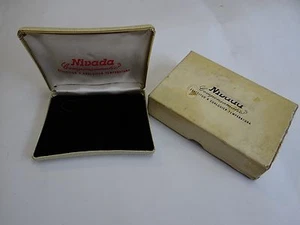 Nivada Watch Box Inner & Outer Vintage 1950's NOS - Picture 1 of 6