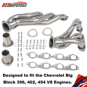 MT001035 Exhaust shorty Manifold Headers for Chevy Big Block 396/402/427/454/502 - Bild 1 von 11
