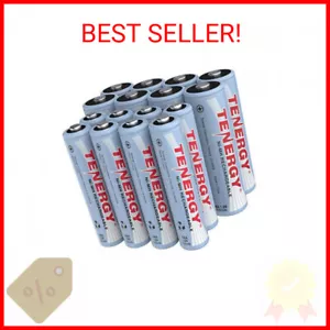 Tenergy High Drain AA and AAA Battery, 1.2V Rechargeable NiMH Batteries Combo, 8 - Picture 1 of 2