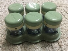 Baby Bullet Magic Replacement Date Dial 6 Food Jars Cups Lids & Tray Meal Prep