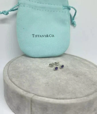 Aretes Tiffany & Co. Elsa Peretti color por yarda amatista Foto 1 de 4