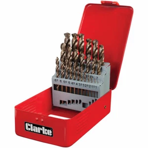 Clarke CHT384 - 25-teiliges Kobaltstahl-Bohrer-Set - Bild 1 von 1