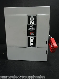 INTERRUPTOR DE SEGURIDAD DE ALTA RESISTENCIA GE ABB THN2261DC 30A 600VAC/250VDC 2P NF NUEVO - Imagen 1 de 4