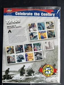 Scott 3186 (a-o) Celebrate the Century 1940s FULL SHEET, SEALED, NEW - Picture 1 of 2