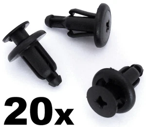 20x 7mm SUZUKI enjoliveur plastique clips pour pare-chocs protections - Picture 1 of 1