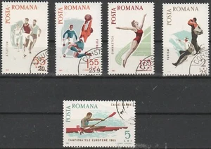 Rumänien 1965 Sport Mi. 2452-2456 Briefmarken - Bild 1 von 2