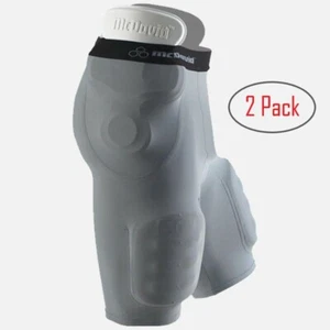 2er Pack McDavid Girdle 750T Pro 5-Pocket Fußball Kompressionsshorts ohne Pads grau - Bild 1 von 5