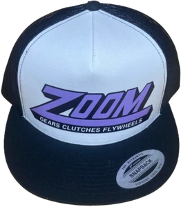 Zoom Clutches and Flywheels Trucker hat available in 2 colors Hot Rods Drag Raci - Picture 1 of 3