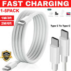 USB C To USB C Cable Fast Charging Charger Lead For Samsung S23 Ultra S22 S21 FE