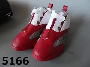 Reebok Sneakers Shoes Answer IV Red White FY9690 Basketball Men US9 / JP27 NM - Picture 1 of 10