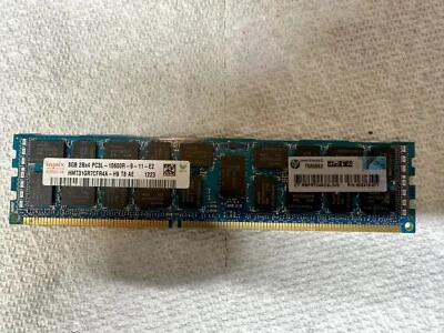 HP (HYNIX) 605313-071 8GB 2Rx4 DDR3 PC3L-10600R 1333MHz 1.35V REG MEMORY RAM - Image 1 of 3