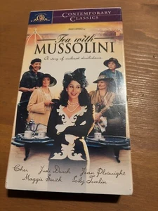 Tea With Mussolini VHS 1999 MGM Contemporary Classics Cher Judy Dench NIP FS - Picture 1 of 4
