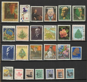 Canada années 60-80 un lot de 50 timbres oblitérés /TR9999zq - Imagen 1 de 2