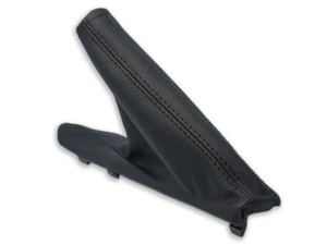 FOR SUBARU LIBERTY 4GEN 06-09 HANDBRAKE GAITER COVER LEATHER STITCH BLACK - Picture 1 of 4