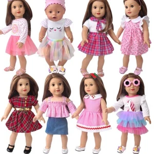 Doll clothes for 43-45cm NEW born baby doll Fashion - Picture 1 of 23