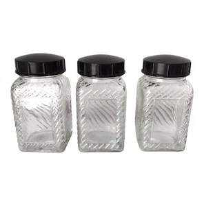 Vintage Hygena 1950s Storage Jars with Bakelite Lids - Picture 1 of 5