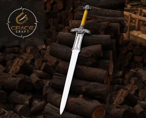 New Marto Conan Atlantean Silver Sword - Official Conan Barbarian Movie Replica - Picture 1 of 6