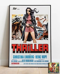 Foto/póster de película italiana de suspenso They Call Her One Eye de hasta 36" - Imagen 1 de 2