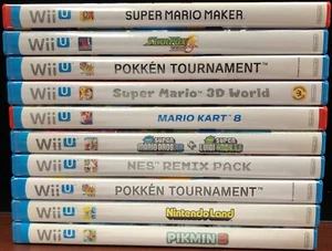 Nintendo Wii U Games - You Pick - Mario Kart 8 Minecraft Yoshi's Woolly World + - Picture 1 of 68