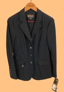 Ariat Womens Pro Series Platinum Show Coat Black Size 18R Slim Fit NWT - Picture 1 of 10