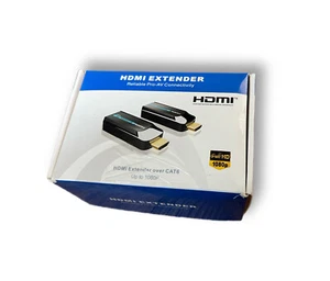 HDMI Extender Über CAT6 Dongle Set 50M, Steckertyp USB, Farbe Bla für Pro Signal - Bild 1 von 3
