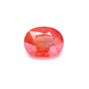 SHOLA Echt 3,01 Ct Natürlicher Orange Padparadscha Saphir Erhitzt aus Tansania - Picture 1 of 4