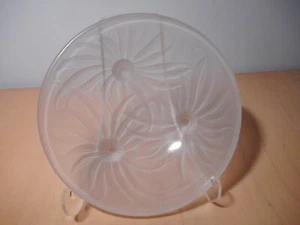 Coupe verre moulé pressé satiné modéle Tournesol Georges Béal - Imagen 1 de 12