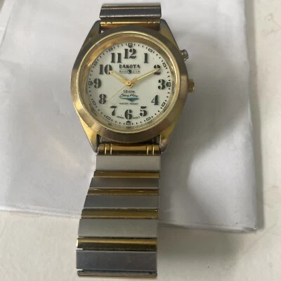 Мужские часы Dakota Moon Glow Sting Ray с оригинальным ремешком непроверенные нуждаются в аккумуляторе - Изображение 1 из 4