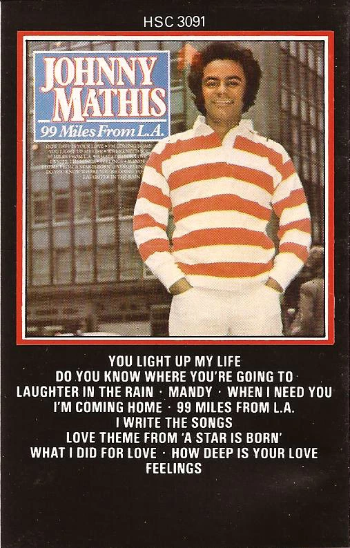 JOHNNY MATHIS - 99 Miles From L.A. (UK 12 Tk Cassette Album) - Image 1 of 1
