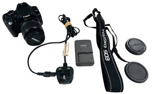 CANON EOS 350D Black Digital SLR Camera & Charger – Working - Picture 1 of 13