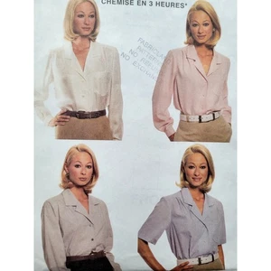 McCall's 2538 Vintage 90er Schnittmuster für klassische Business Casual Bluse Brustumfang 44" - Bild 1 von 8
