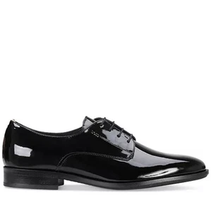 Boss by Hugo Boss Herren Colby Derby Lackleder elegante Schuhe, schwarz, Größe 7 - Bild 1 von 13