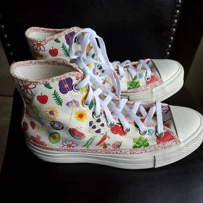 Converse Chuck Taylor All Star Festival Smoothie Fruits Flowers Feminino 9.5 9 1/2 - Imagem 1 de 4